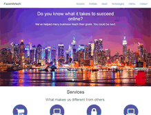 Tablet Screenshot of faceinfotech.com